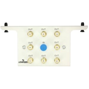 Leviton 47690-8C2 1x8 Passive Video Splitter Module, 2.05 GHz