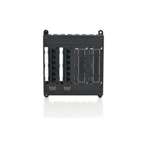 Leviton 476TM-612 Twist and Mount Patch Panel, 12-Ports Cat 6