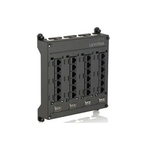 Leviton 43080-1L15 Twist Mount Panel 12-Port Cat5e/Cat6
