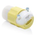 Leviton 47CM-29C Connectors, YL CONN LCK CORR RES 2PO3WIL5-15R15A125V