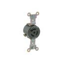 Leviton 4870 Single Locking Receptacle, Industrial Grade, 15A 250V