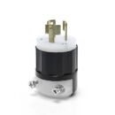 Leviton 4880-C Power Plug, EB Plug Lock 3PO 3WI L11-15P, 15A 250V