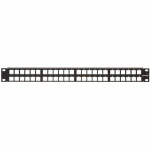 Leviton 49255-V48 48-Port 1U Quick-Port Panel with Vertical Orientation