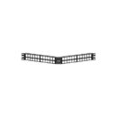 Leviton 49256-D48 QUICKPORT Angled High-Density Patch Panel, 48‑Port, 1U, Black