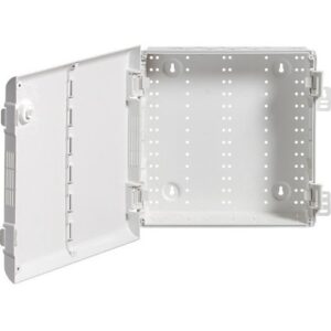 Leviton 49605-14P 14" Wireless StU RMSctured Media Enclosure with Vented Hinged Door, Plastic, White