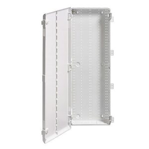 Leviton 49605-42P 42" Wireless StU RMSctured Media Enclosure with Vented Hinged Door, Plastic, White