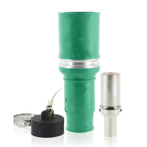 Leviton 49F31-G Rhino-Hide 49 Series Single Pole Female Connector, 313 MCM, Green