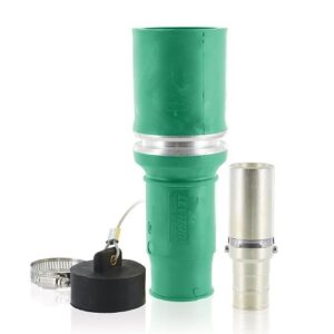 Leviton 49F44-G Rhino-Hide 49 Series Single Pole Female Connector, 444 MCM, Green