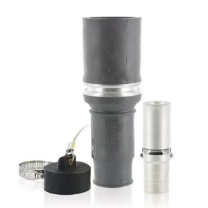 Leviton 49F53-GY Single Pole Female Rhino Plug, Gray, 535 MCM