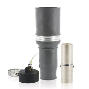 Leviton 49F64-GY Rhino-Hide 49 Series Single Pole Female Connector, 646 MCM, Gray