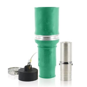 Leviton 49F77-G AMP Rhino-Hide 49 Series Single Pole Female Connector, 777 MCM, Green