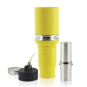 Leviton 49F77-Y Rhino-Hide 49 Series Single Pole Female Connector, 777 MCM, Yellow