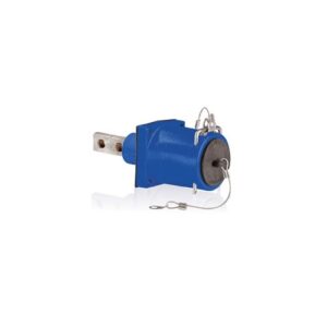 Leviton 49FR2-CB High Amp Complete Female Receptacle Double Hole, Blue