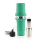 Leviton 49M64-G Rhino-Hide 49 Series Single Pole Male Connector, 464 MCM, Green