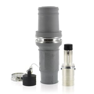 Leviton 49M64-GY Single Pole Male Rhino Plug, Gray, 646 MCM