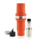 Leviton 49M64-O Rhino-Hide 49 Series Single Pole Male Connector, 646 MCM, Orange