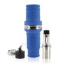 Leviton 49M77-B High Amp Complete Male Plug 777 MCM, Blue