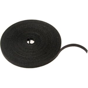 Leviton 4S115-75E 75' VELCRO Brand Bulk Roll, So'cinch Lite, Black