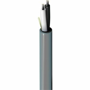 Belden 5000UE 0081000 12/2 Riser Stranded BC Security and Audio Cable, Unshielded, CMR, CL3R, FPLR, 1000' Reel, Gray