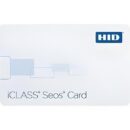 HID 5005PGGMNT 500 iCLASS Seos Smart Card, 16KB Memory, PVC, White Gloss Finish