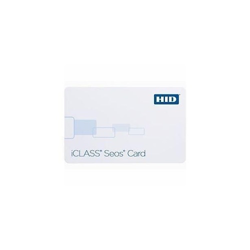 HID 5005PGGSN 500 iCLASS Seos Smart Card, 16KB Memory, PVC, White Gloss Finish