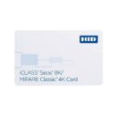 HID 5006PGGMNT iCLASS Seos 8K Composite Card, SIO Programmed, Glossy Front and Back, Sequential Matching Encoded/Printed (Inkjetted), No Slot, 10-Pack, White