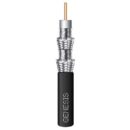 Genesis 50271108 RG6 BC Quad-Shield General Purpose CATV Cable, 1000' (304.8m), Pull Box, Black