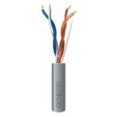 Genesis 50311109 CAT3 Riser Cable, 24/2 Solid BC, UTP, Unshielded, CL2R, CMR, FT4, Sunlight Resistant, 1000' (304.8m), REELEX Pull Box, Gray