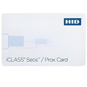HID 5105RG1MNM Composite 510 iCLASS Seos+ Proximity Smart Card, 16KB Memory, Gloss Finish