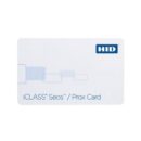 HID 5106RG1MNM iCLASS Seos Prox 8K Card, iCLASS Seos with SIO, 125 kHz programmed with HID or Indala format, Glossy with Magnetic Stripe, iCLASS and 125 kHz Sequential Matching Numbers, No Slot