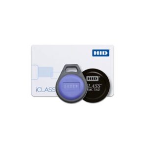 HID 5106RGGANA iCLASS Seos Prox 8K Card, iCLASS Seos with SIO, 125 kHz programmed with HID or Indala format, Front and Back Glossy, iCLASS and 125 kHz Sequential Matching Engraved Numbers, No Slot