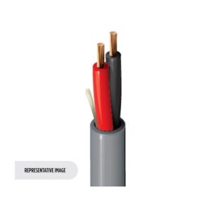 Belden 5200UP 0101000 Audio Cable, Conductor 16 AWG, BC, Unshielded, CM, 1000', Black