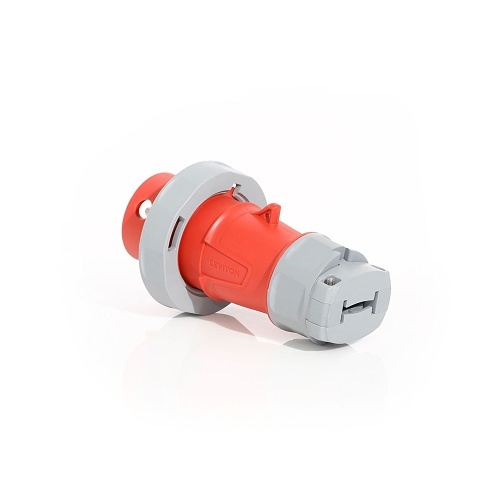 Leviton 520P7WLEV 20A Pin and Sleeve Plug, Red