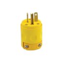 Leviton 520PV Power Plug, Yellow DEAD FRONT 2PO 3WI 5-20P
