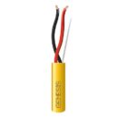 Genesis 52505502 16/2 Stranded Riser Speaker Cable, Unshielded, CL3R, CMR, FT4, Sunlight Resistant, 500' (152.4m), REELEX Pull Box, Yellow