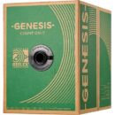 Genesis 52515502 16/4 Stranded Riser Speaker Cable, Unshielded, CL3R, CMR, FT4, Sunlight Resistant, 500' (152.4m), REELEX Pull Box, Yellow