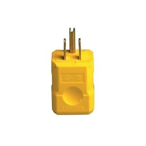Leviton 5256-VY Connectors, YL Python Plug 2PO 3WI 5-15P 15A125V