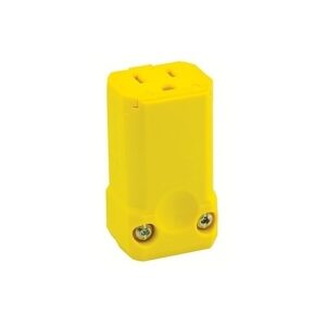 Leviton 5259-VY Connectors, YL Python Conn 2PO 3WI 5-15R 15A125V