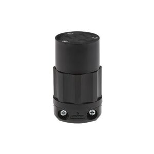 Leviton 5269-CB Connector, Grounding 2Pole 3Wire, 15A 125V, RoHS