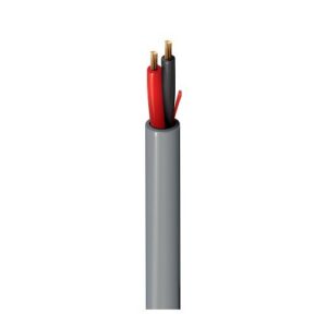 Belden 5300UE 010Z1000 18/2 FPLR Security and Commercial Audio Cable, Unshielded, BC, CL3R, 1000' (304.8m) ReelTuff Box, Black