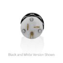 Leviton 5366-PLC Connectors, 20A 125V, 2-Pole 3-Wire, Lighted Plug