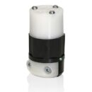Leviton 5369-PLC Connectors, 20A 125V 2-Pole 3-Wire Connector