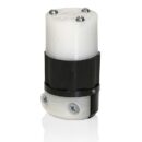 Leviton 5369-PLC Connectors, 20A 125V 2-Pole 3-Wire Connector