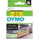 DYMO 53718 Label Maker, 1-Inch Black and Yellow Tape for Marking and Safety Applications