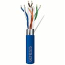 Genesis 53931006 CAT6A Plenum Cable, 23/4 Solid BC, UTP, CMP, FT6, 1000' (304.8m), Reel, Blue