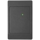 HID 5395C1100 ThinLine II Proximity Reader with Wiegand Output, Pigtail, Beep On, LED Normally Red, Reader Flashes Green on Tag Read, Designer Black