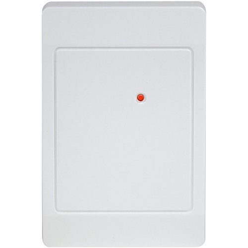 HID 5395CW100 ThinLine II Proximity Reader with Wiegand Output, Pigtail, Beep On, LED Normally Red, Reader Flashes Green on Tag Read, Classic White