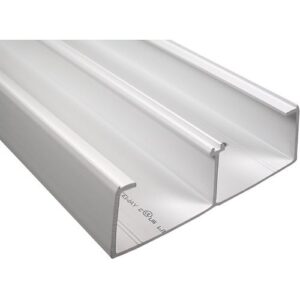 Wiremold 5400TB-WH 5400 Series Compartment Raceway Base, White