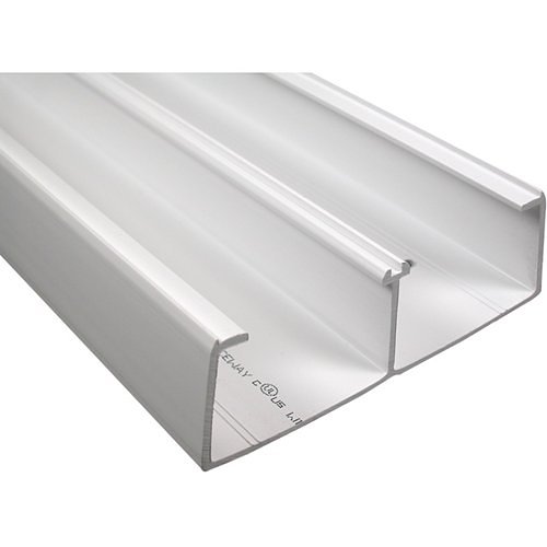 Wiremold 5400TB-WH 5400 Series Compartment Raceway Base, White