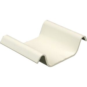 Wiremold 5400TWC Wiremold 5400 5400 Series Twin Snap Cover Wire Clip, Ivory